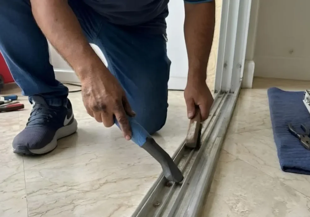 Sliding Door Track Repair Sliding Door Track Repair